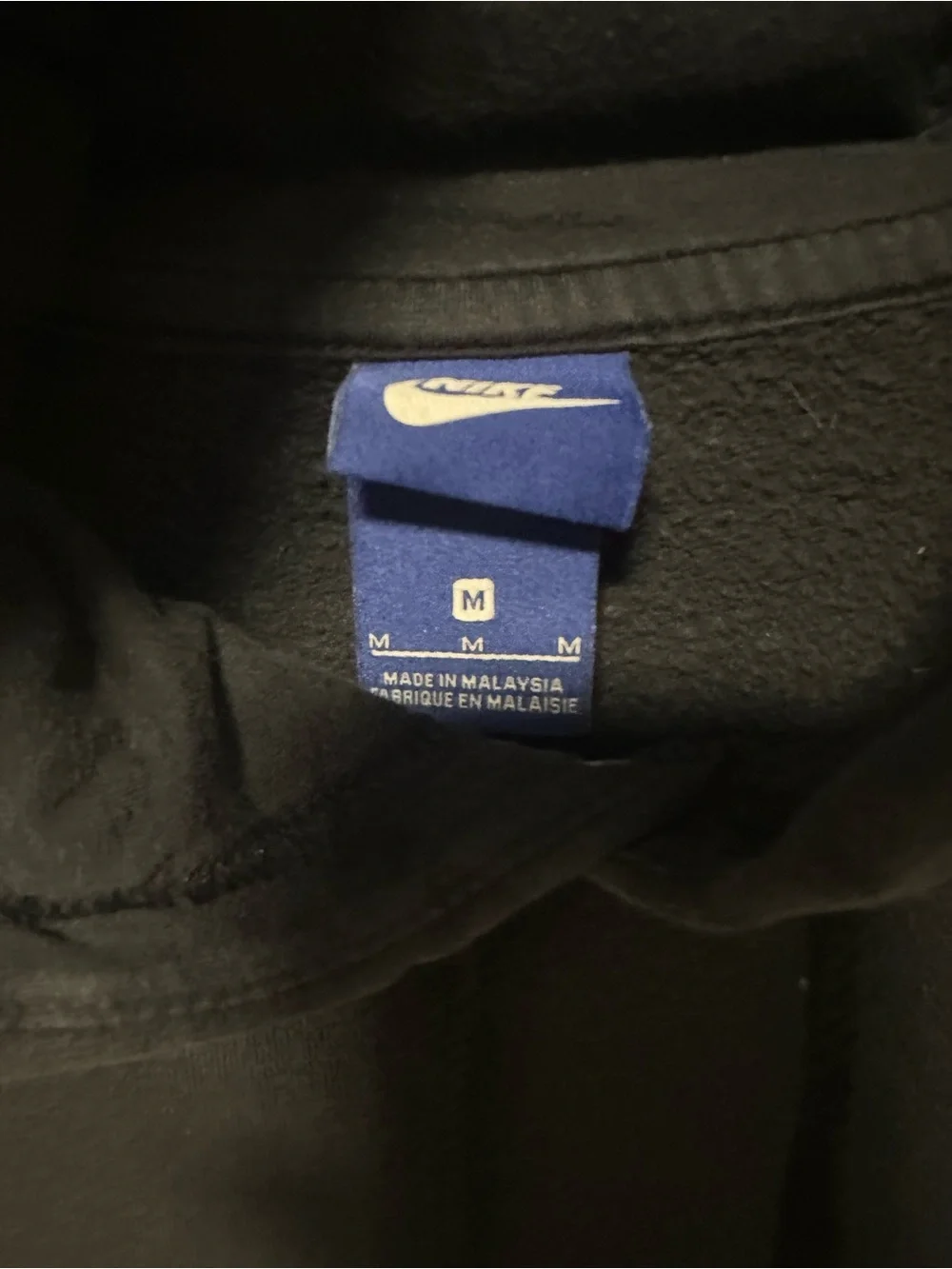 Nike Black 'Just Do It' Logo Hoodie
